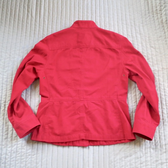 Vintage Ralph Lauren Naval Supply Company Red Canvas Military Utility Jacket - Picture 7 of 11